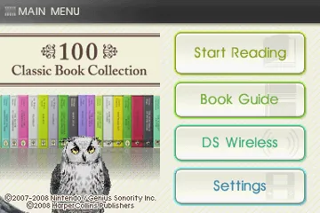 100 Classic Book Collection (Europe) screen shot title